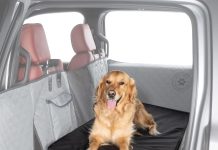 Ruff Liners Standard Dog Bed for Car Back Seat, Black – As Seen on Shark Tank – Fits Standard Seat Extender – Non-Slip Base, Waterproof, Machine-Washable – Dog Mat for Car with Rebound Foam Comfort
