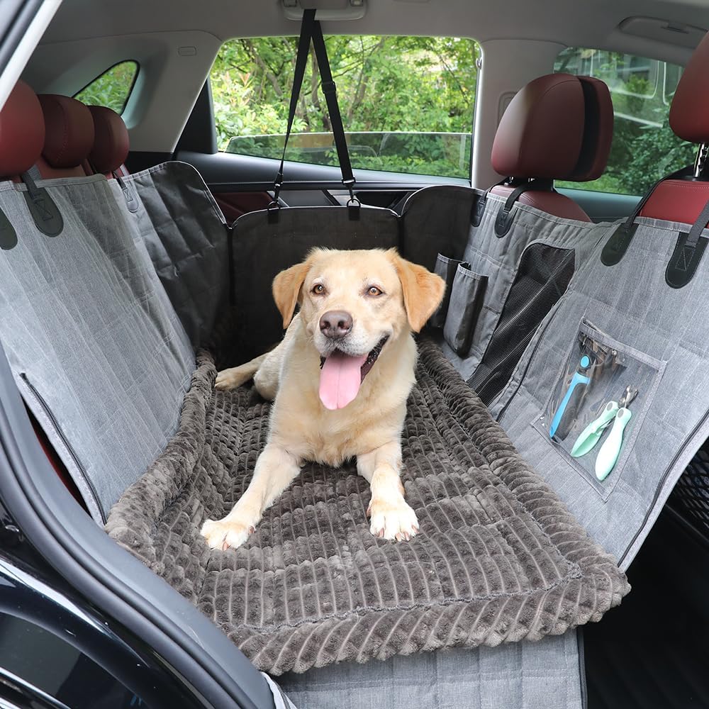 Dog Bed for Car, Backseat Pet Bed Mat, Fit for Backseat Extenders and Seat Covers (Black, 24.8 x 54) Dog Bed for Car, Backseat Pet Bed Mat, Fit for Backseat Extenders and Seat Covers (Black, 24.8 x 54)