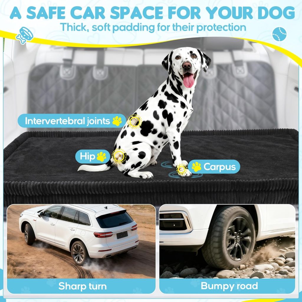 Dog Car Bed, Non-Slip Backseat Extender Pet Mat, Removable Washable Dog Bed for SUVs, Sedans Trucks, Anti-Slip Travel Bed for Dogs, Easy Clean Scratch-Proof Comfort (56x28.7) Dog Car Bed, Non-Slip Backseat Extender Pet Mat, Removable Washable Dog Bed for SUVs, Sedans Trucks, Anti-Slip Travel Bed for Dogs, Easy Clean Scratch-Proof Comfort (56x28.7)