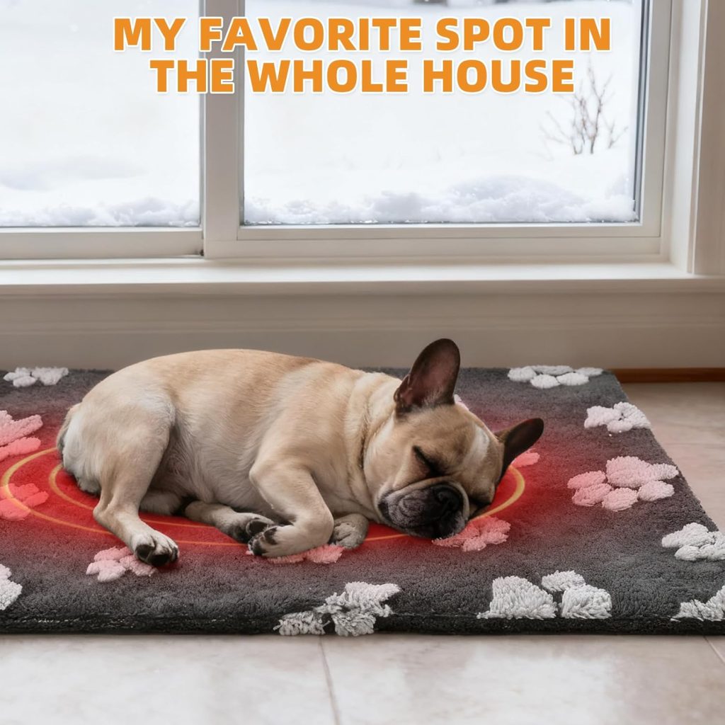 Heated Whelping Pad for Puppy, Dog Heating Pad with Upgraded Smart Thermostat Switch,Warm Crate Mat with Anti-bite Cord Outdoor Indoor,Constant on Function,ULFCC Dual Certification,18*28in Heated Whelping Pad for Puppy, Dog Heating Pad with Upgraded Smart Thermostat Switch,Warm Crate Mat with Anti-bite Cord Outdoor Indoor,Constant on Function,ULFCC Dual Certification,18*28in